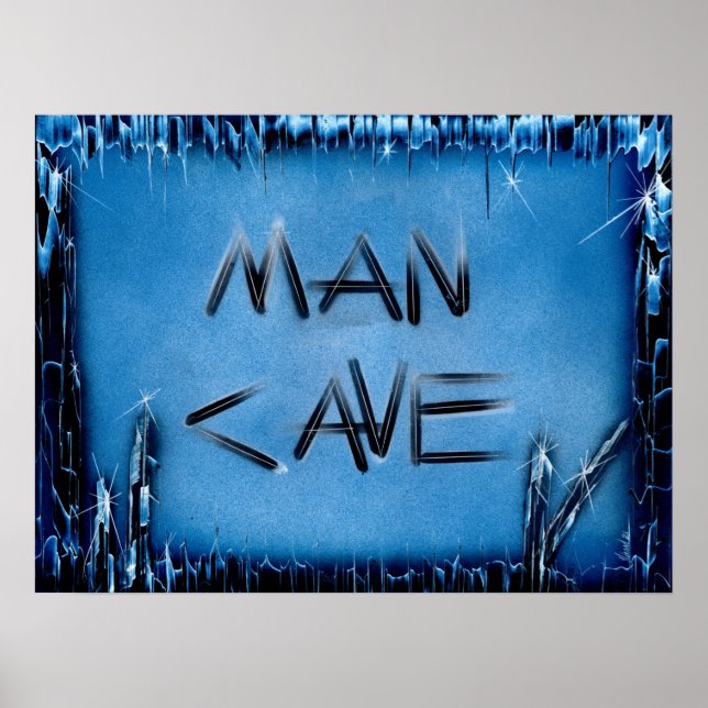Poster Man Cave Crystal (Frente)