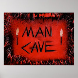 Poster Man Cave Torches