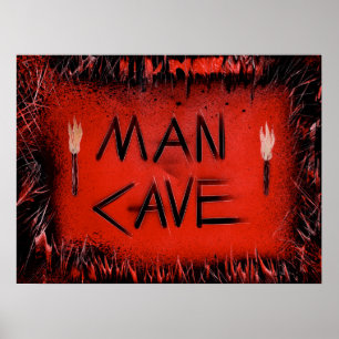 Poster Man Cave Torches