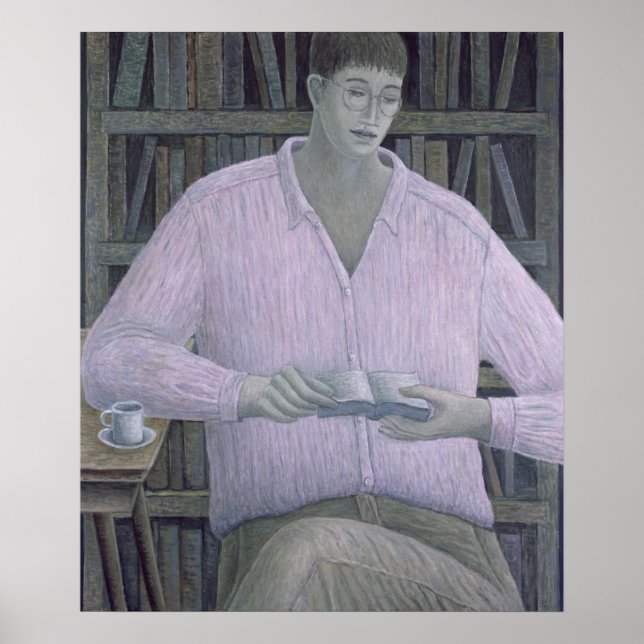 Poster Man Reading 1998 (Frente)