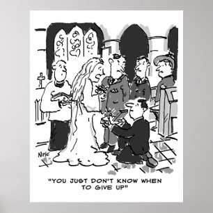 Poster Man Tries to propose to Bride at a Wedding - Funny
