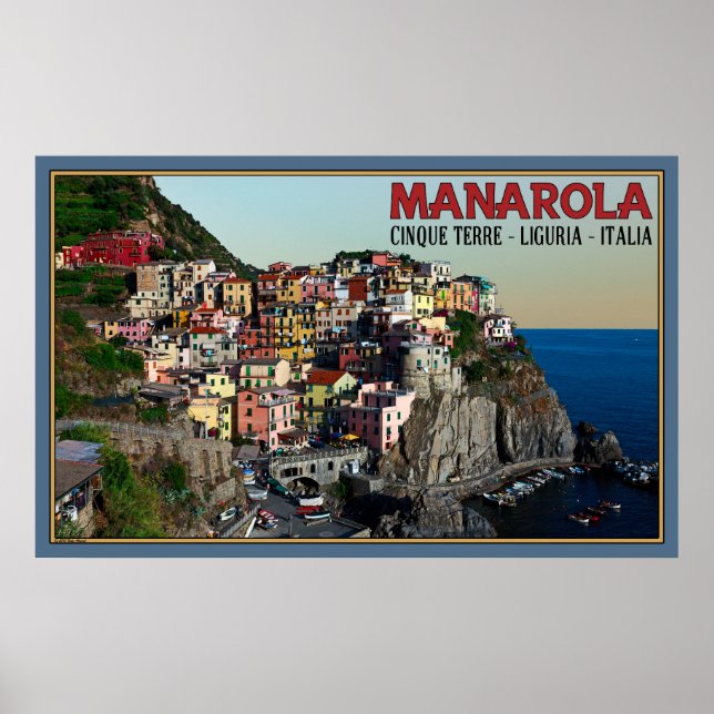 Poster Manarola Town (Frente)