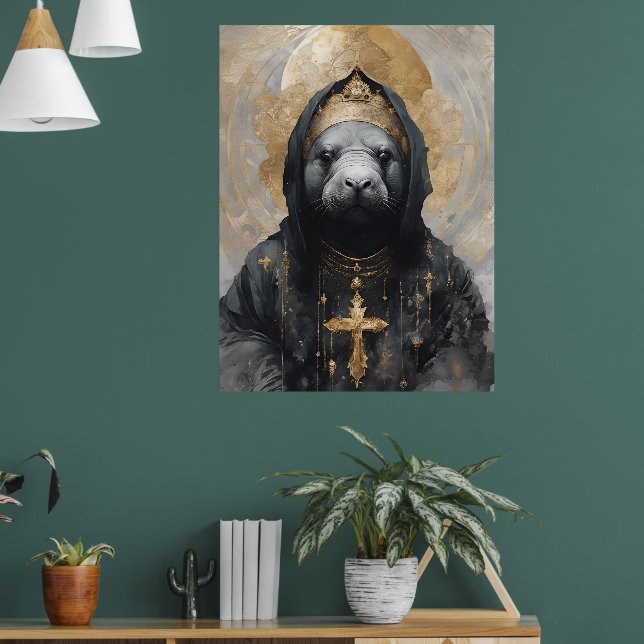 Poster Manatee Nun (Sala de Estar 1)