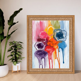 Poster Mancha de Tinta | Pintura de Artista em Aquarela