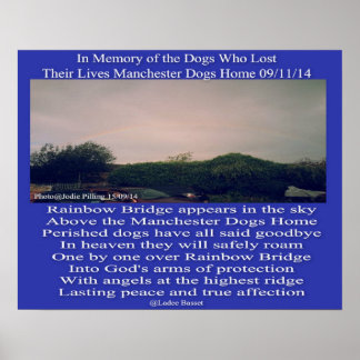 Poster Manchester Rainbow Poem