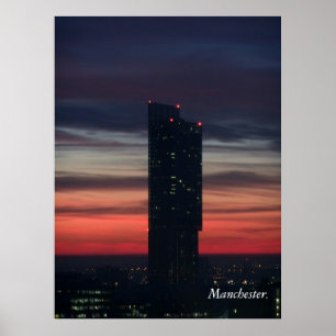 Pôster Manchester Sunset
