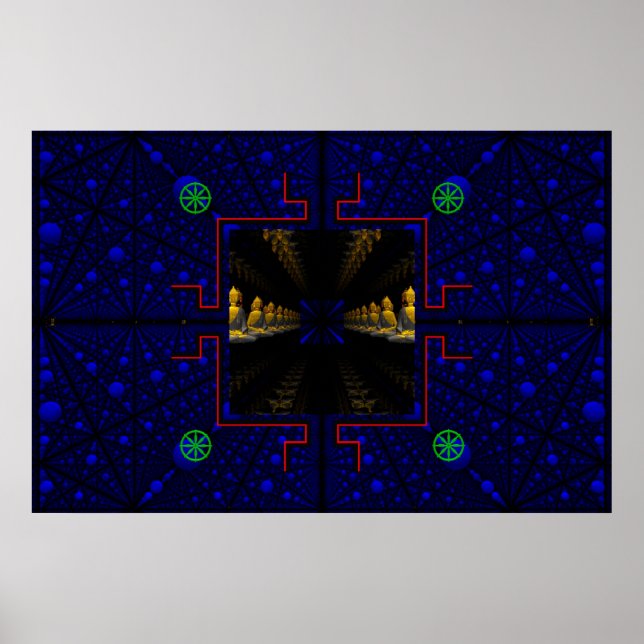 Pôster mandala (Frente)