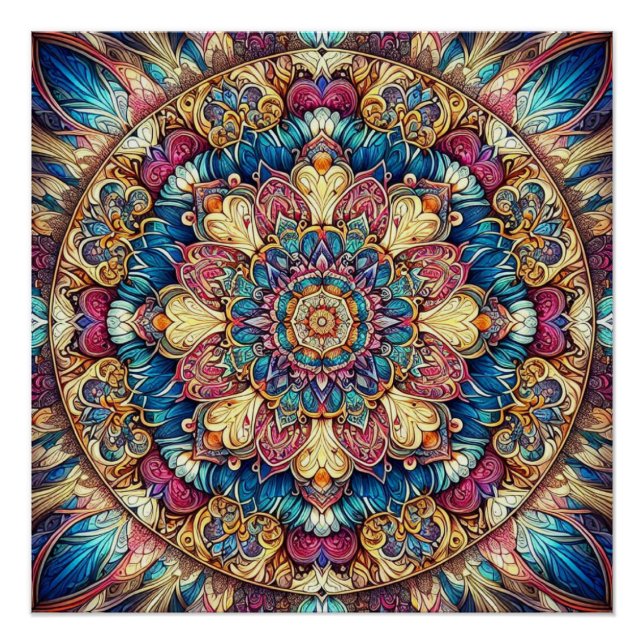 Pôster Mandala (Frente)