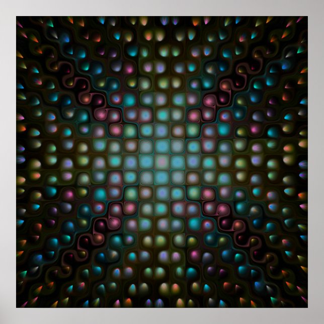 Pôster mandala 12345 (Frente)