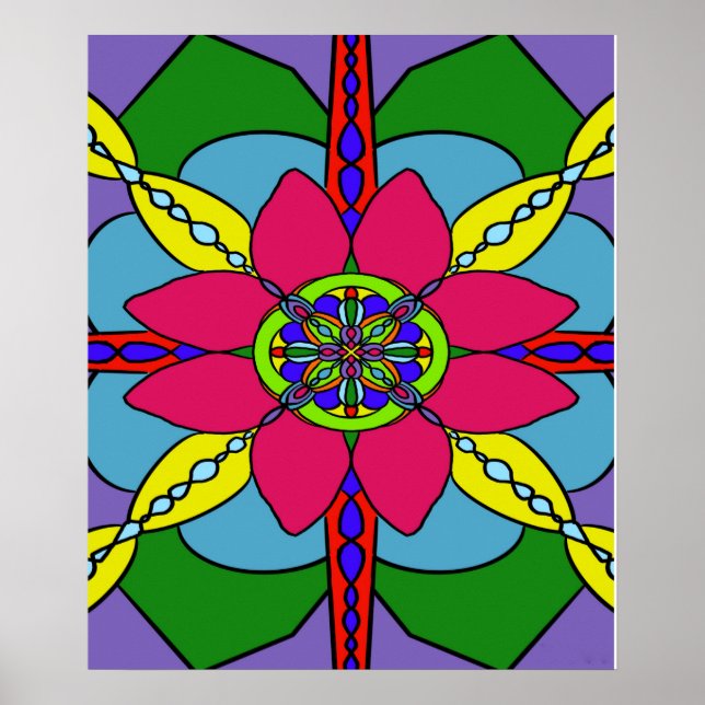 Poster mandala 3 (Frente)