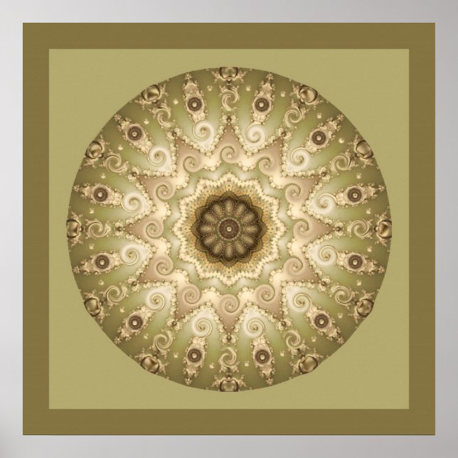 Pôster Mandala 77 (Frente)