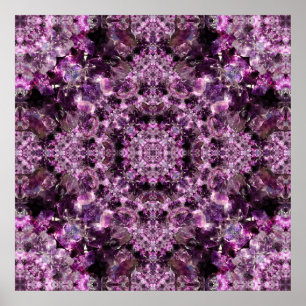 Pôster Mandala Amethyst