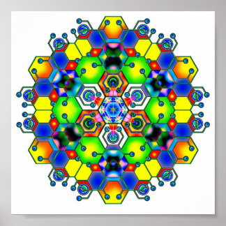 Poster Mandala Cósmica 1