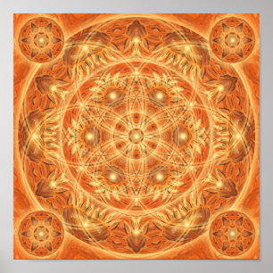 Poster Mandala da acção de graças