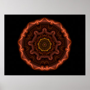 Poster Mandala de Cobre