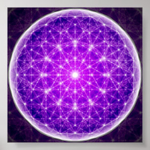 Pôster Mandala de cristal