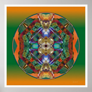Pôster Mandala de cristal 5