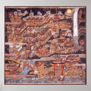 Poster Mandala de Kumano Nachi