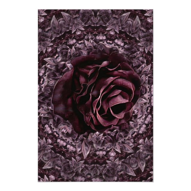 Pôster Mandala de Rosa  (Frente)