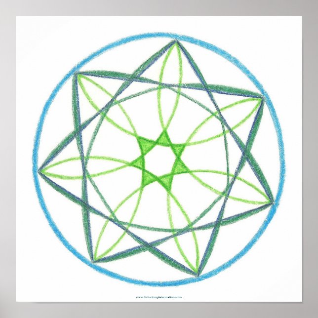 Poster Mandala de Transformação 2 (Frente)