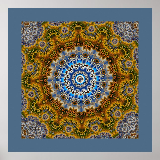 Poster mandala decorata nº 5 (Frente)