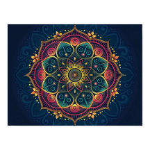 Mandala Digital Itrata: Um Caleidoscópio de Cor