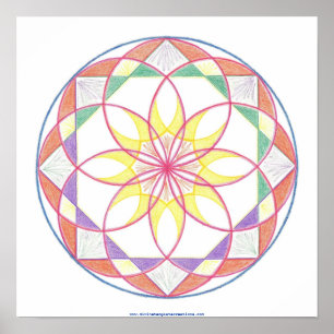Pôster Mandala do domínio