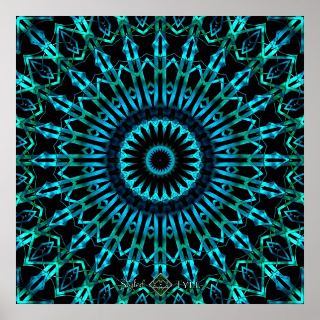 Pôster Mandala do Espelho Tênue 2 (Frente)