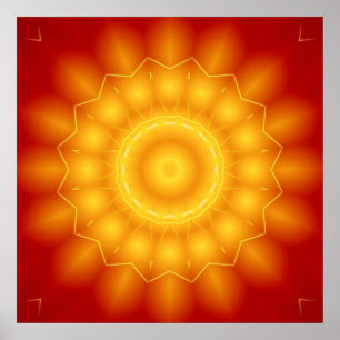 Poster Mandala Energy Pure 1