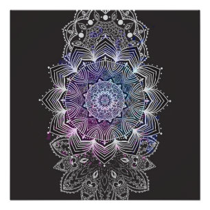 Pôster Mandala Floral