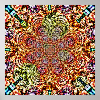 Poster Mandala Fungues 3