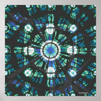 Poster Mandala Fungues 6