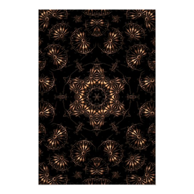 Pôster Mandala Idade do Bronze (Frente)