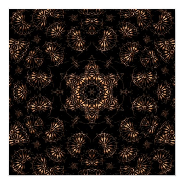 Pôster Mandala Idade do Bronze (Frente)