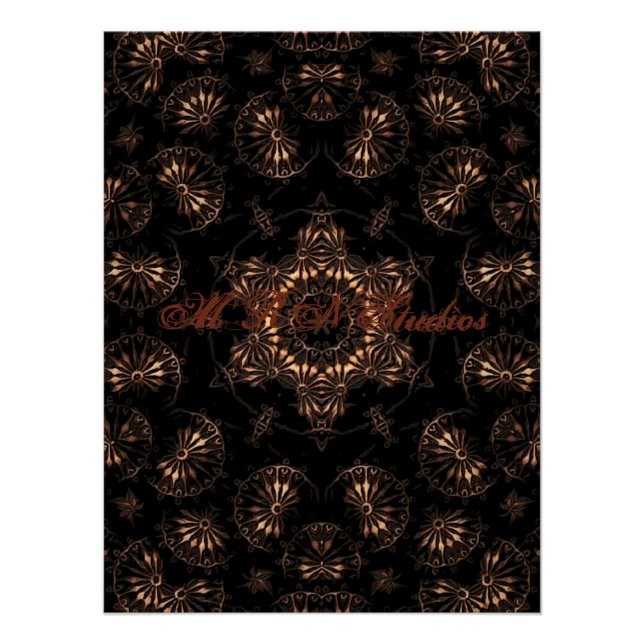 Pôster Mandala Idade do Bronze (Frente)