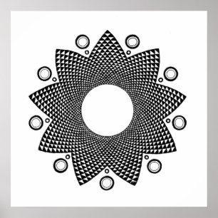 Pôster Mandala III da flor