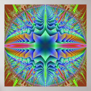 Pôster Mandala inflando