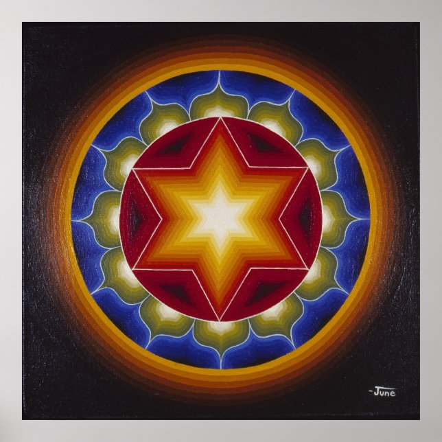 Pôster Mandala inicial nº 2 (Frente)