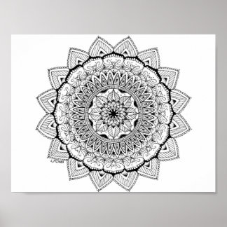 Pôster Mandala N°1