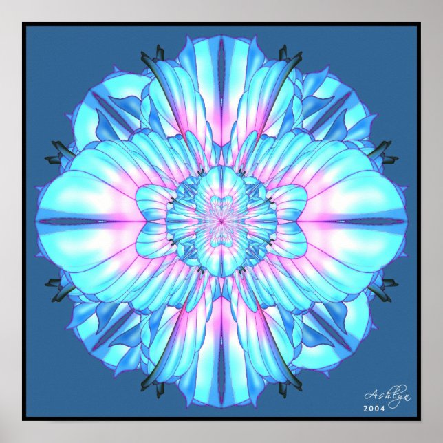 Pôster Mandala Número Um (Frente)