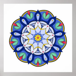 Poster Mandala Padrão 01