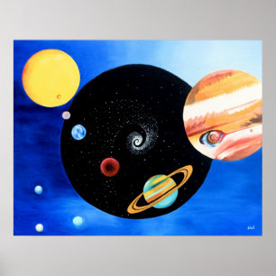 Pôster Mandala planetária