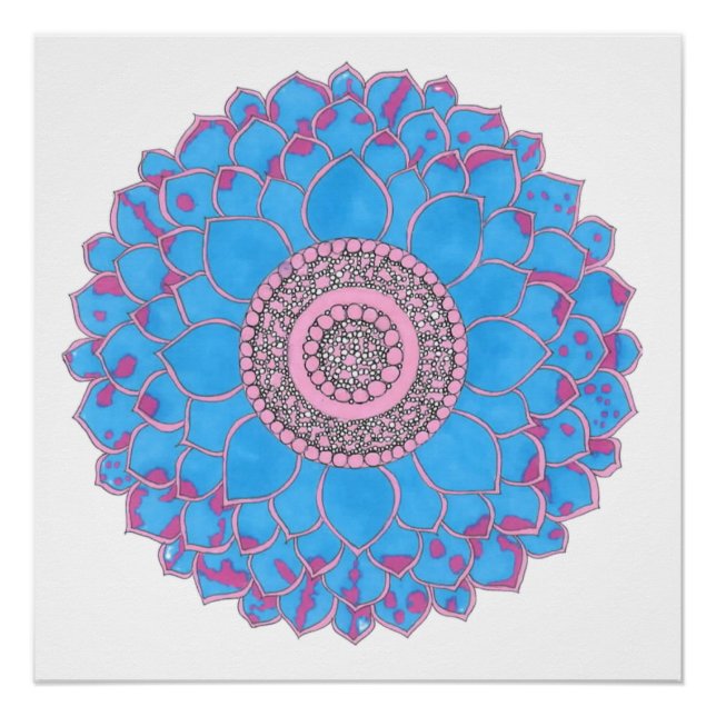 Pôster Mandala Print (Frente)