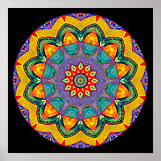 Pôster "Mandala Quilt" Crystal Mandala