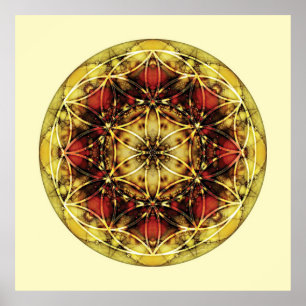 Poster Mandala sagrado 6 da geometria
