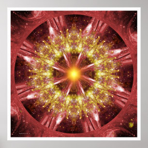 Pôster Mandala solar 12
