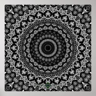 Poster Mandala Tribal Celta