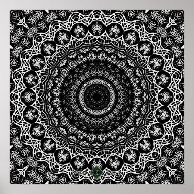 Poster Mandala Tribal Celta (Frente)