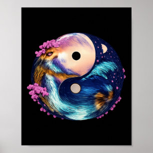 Poster Mandala Yin Yang Zen Harmonia Lança Yoga Meditação