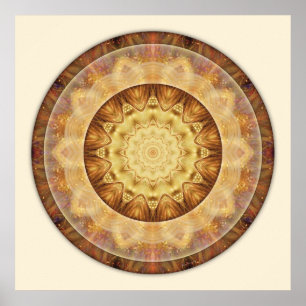 Poster Mandalas do coração da paz, no. 10